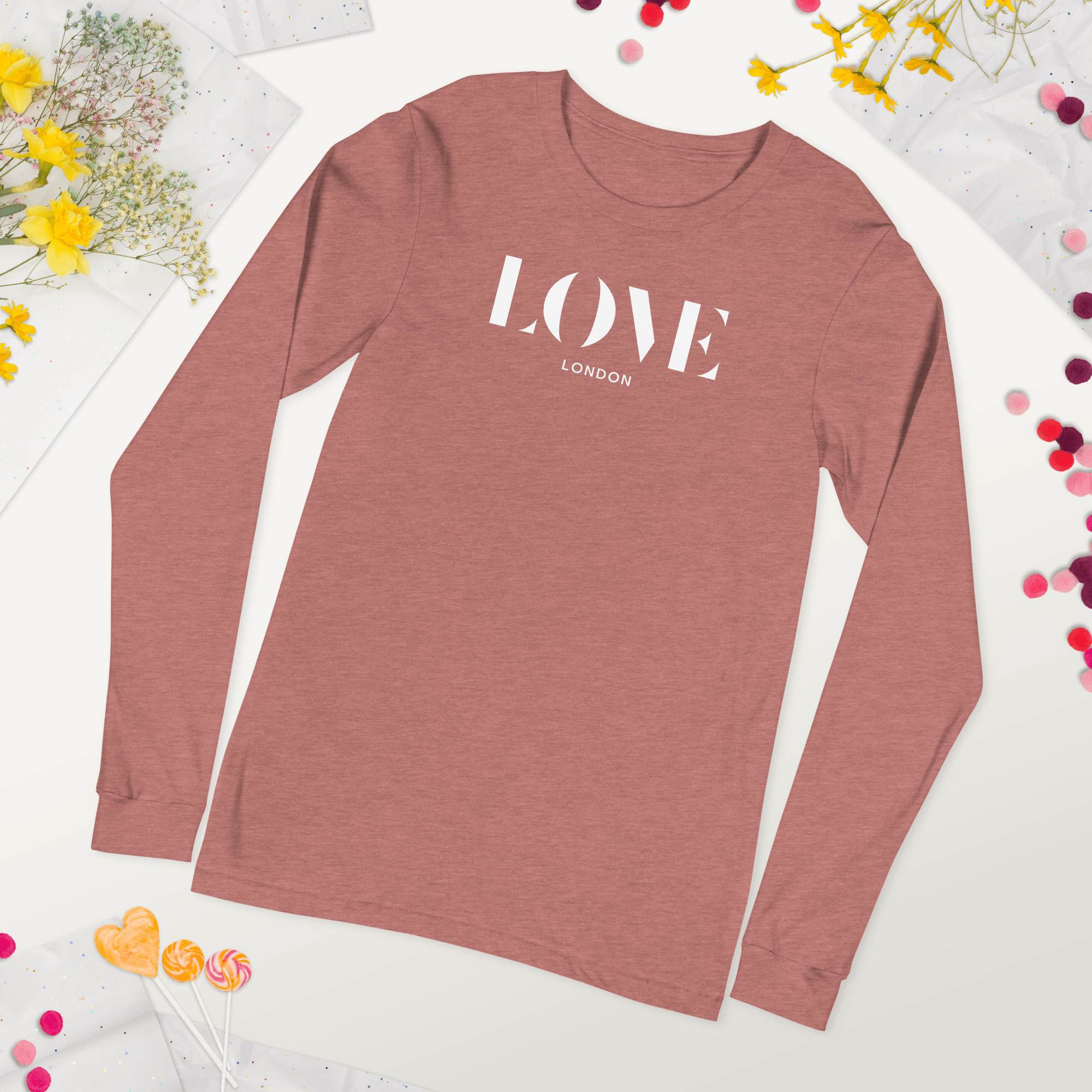Jolly & Goode - Wholesale Screen Printed T-Shirt - Women's - Love London Long Sleeve Shirt16