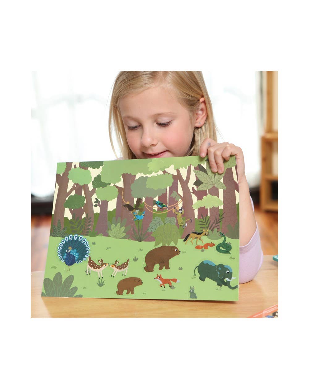 Mideer – wholesale Klistermärke - Barn och baby – Återplaceringbara klistermärken - DJUR3