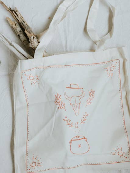 Økologisk bomuld håndfarvet mulepose - ny Georgia Tote for engroshandel hos Eloise et moi