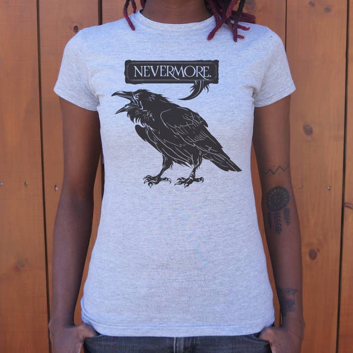 T-shirt Nevermore Raven pour femme pour la vente par 6DS