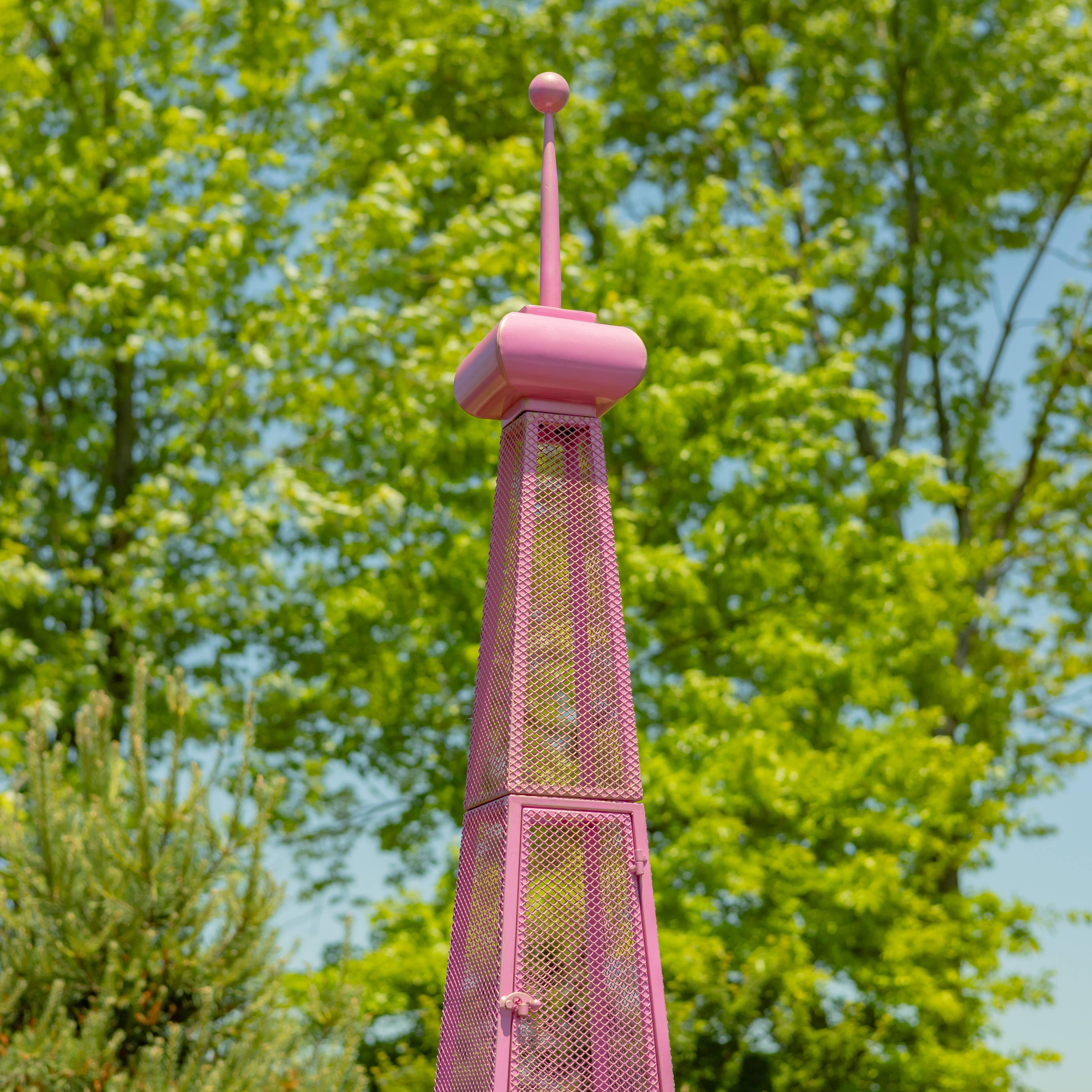 Zaer Ltd. International - Wholesale Plant Pot Stand - 9 Foot Tall Two-Tier Eiffel Tower Plant Stand- 3 Color Opt7