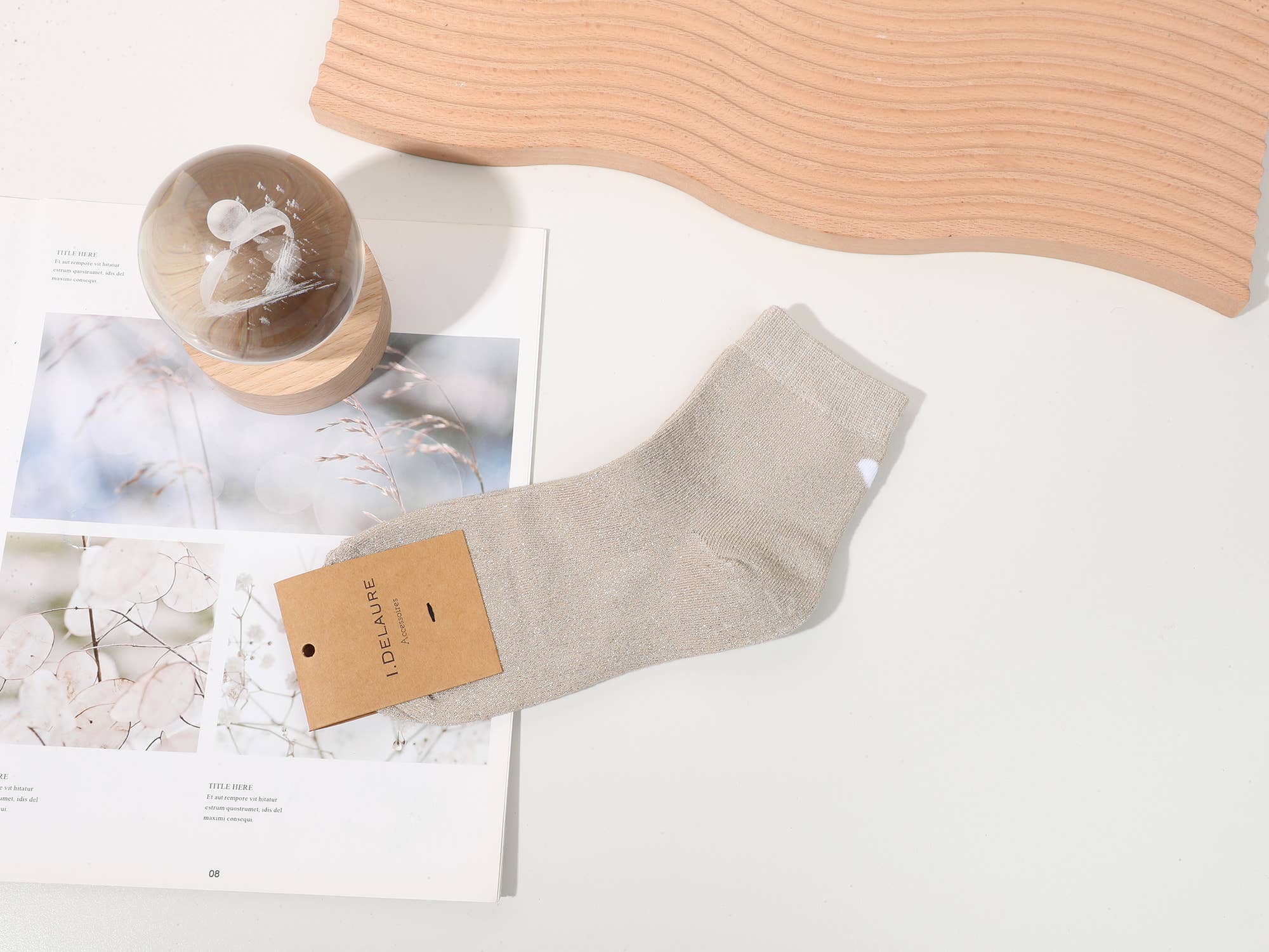 INES DELAURE - Wholesale Socks - Unisex - Heart socks, mid-high9