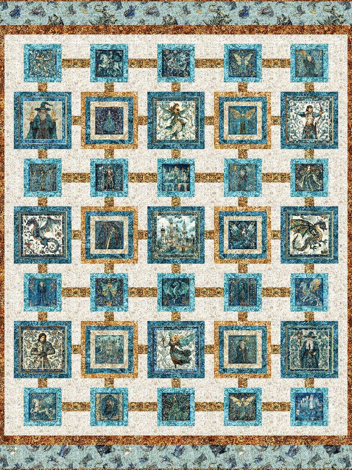 Epic Fantasy Quilt Pattern for wholesale by The Whimsical Workshop