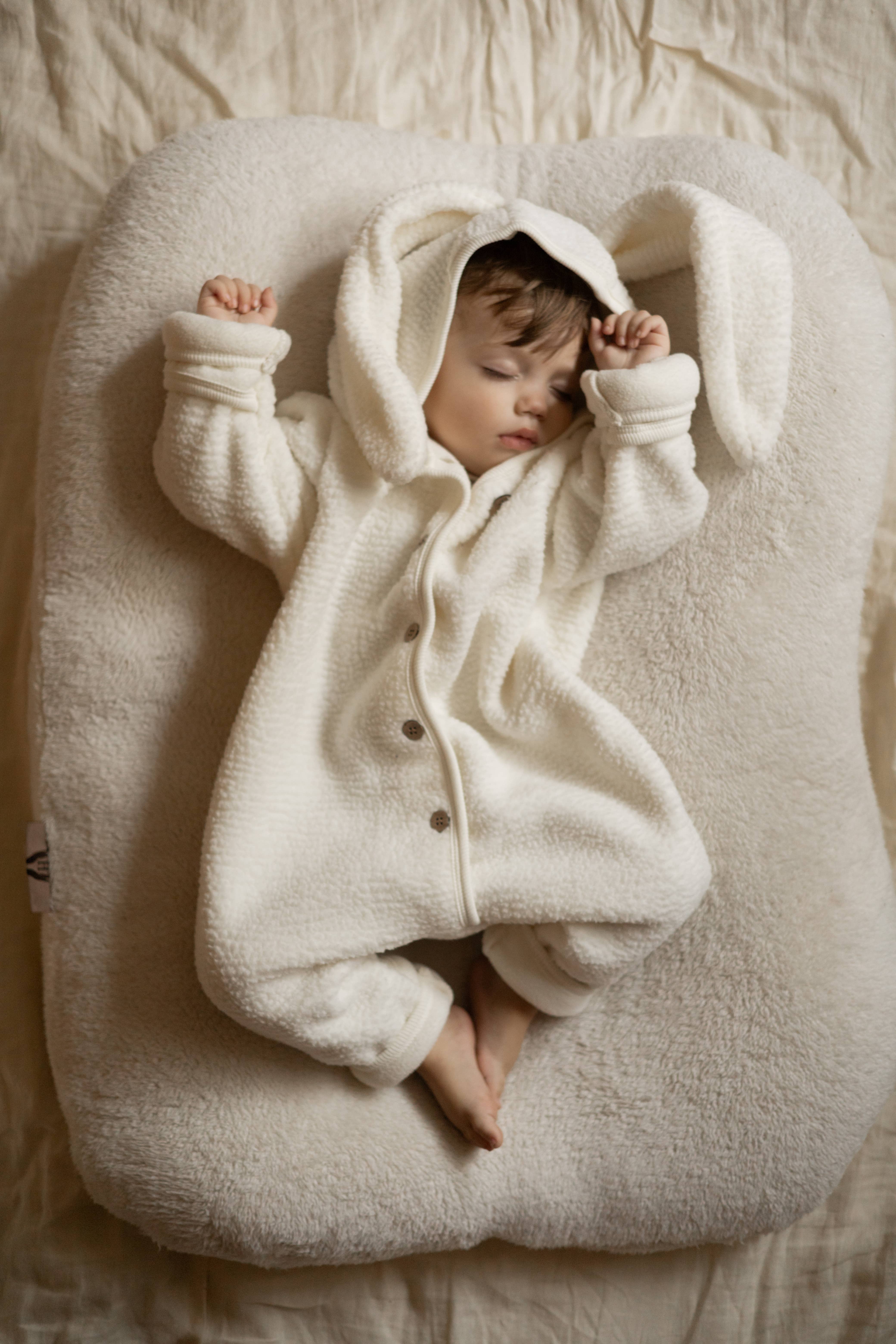 Annie & Charles - Wholesale Jumpsuit - Baby - Annie & Charles® Bunny Fleece Jumpsuit4