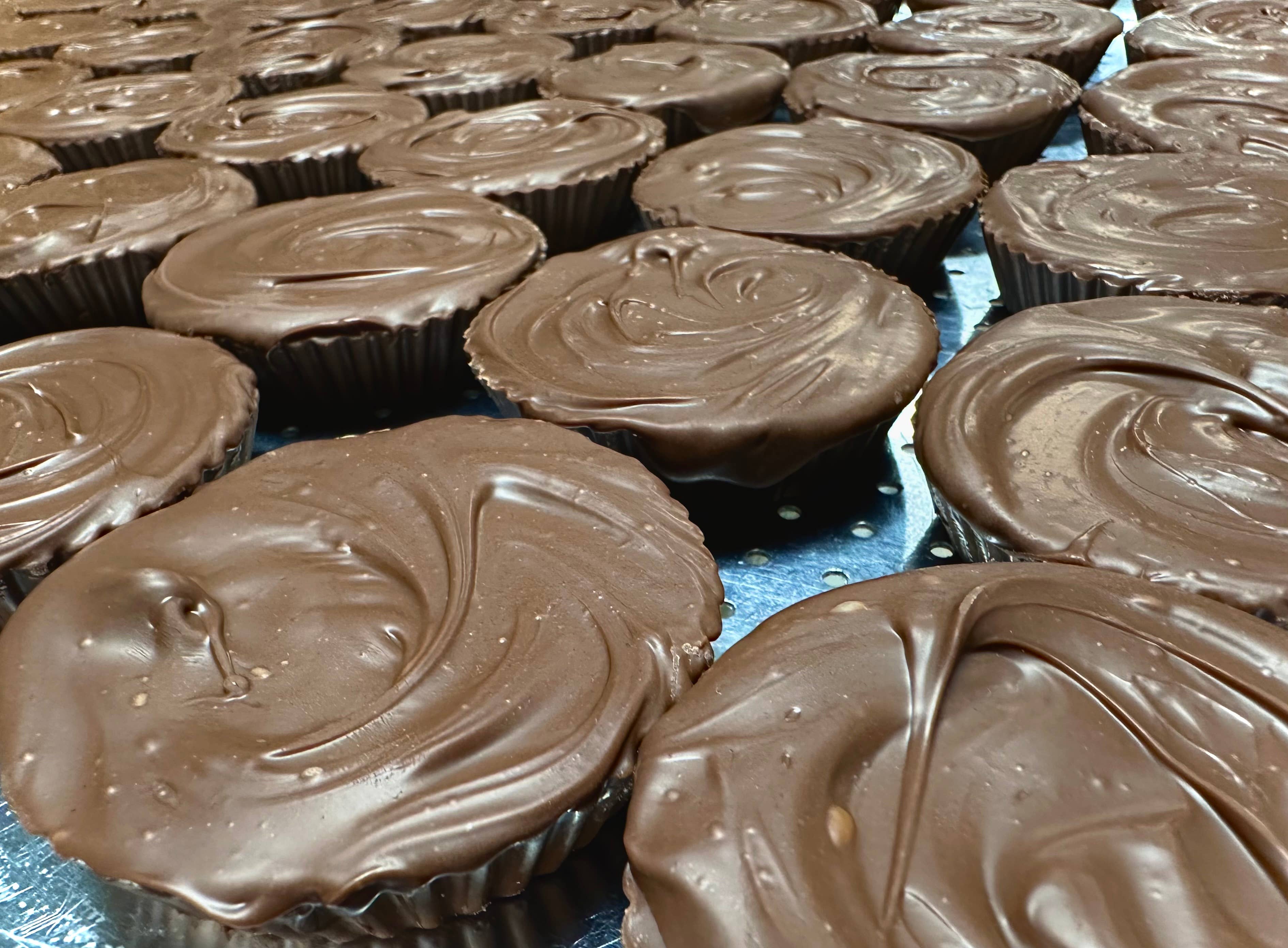 O'Shea's Candies Sweet Shop - Wholesale Chocolate Covered Sweets - Jumbo Milk Chocolate “Original” Peanut Butter Cups w/ Bow2