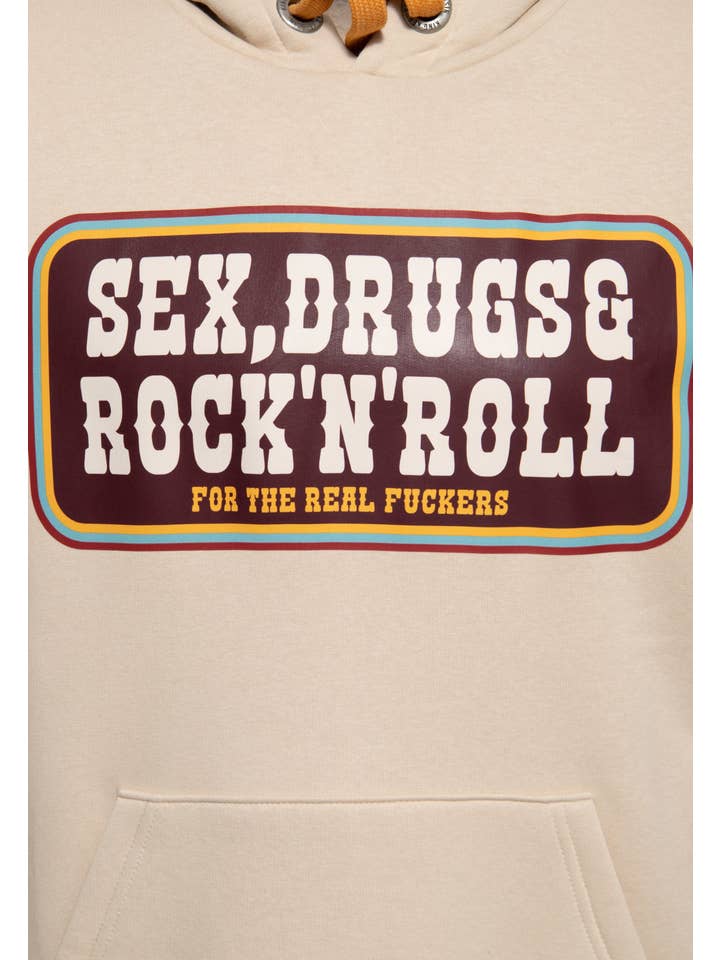 Btex Fashion GmbH / KING KEROSIN - Vendita all'ingrosso Felpa con cappuccio - Unisex - Felpa con cappuccio Sex, Drugs & Rock 'n' Roll