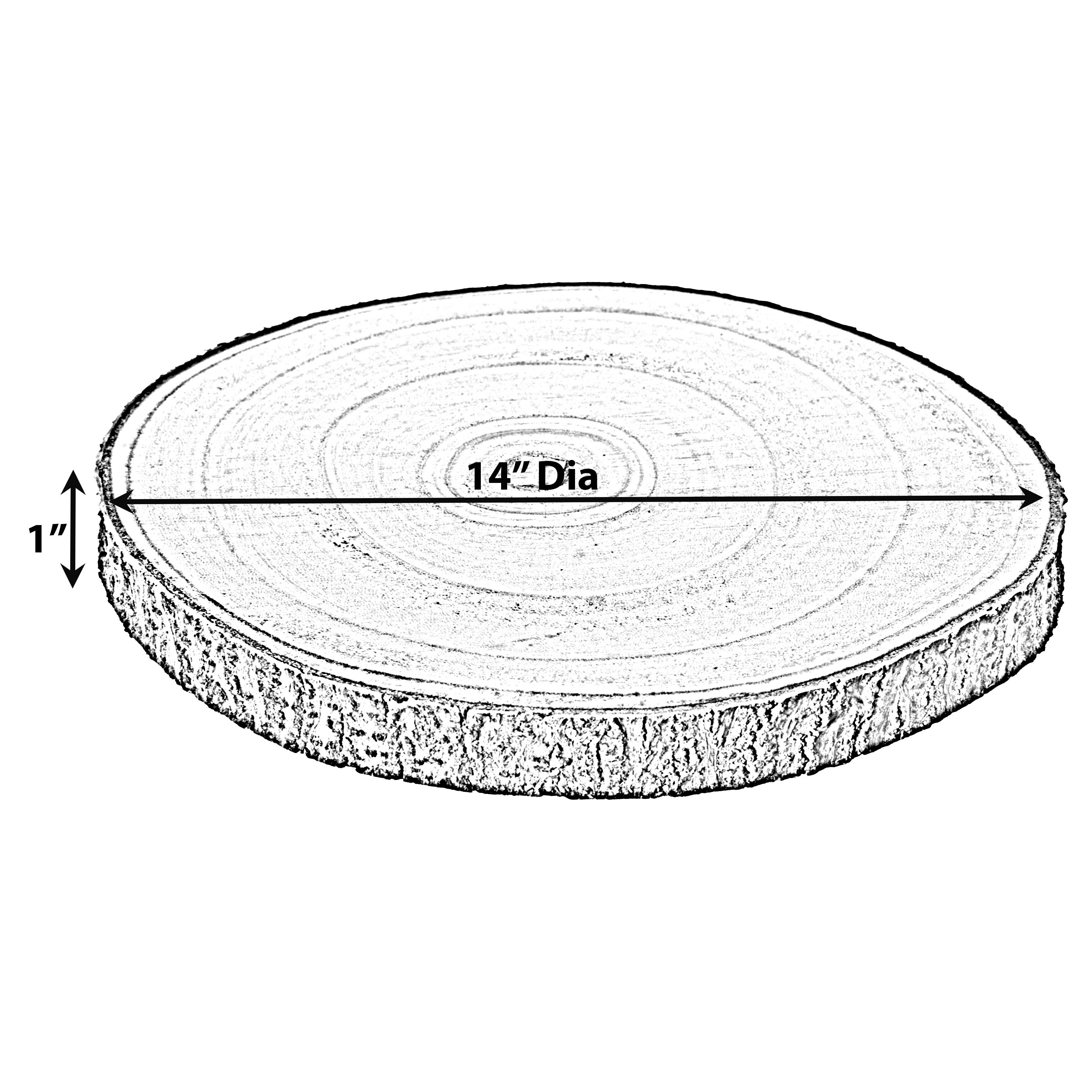 Quickway Imports – wholesale Decorative tray – Wooden Slice Tray Large Rustic Table Charger Centerpiece18