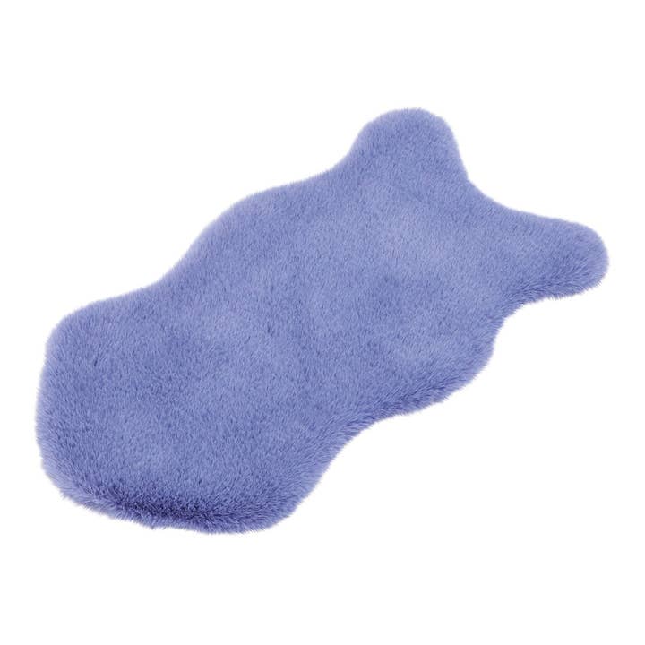 Rabbit fur faux fur made of polyester purple (W/H/D) 50x25x2cm for wholesale by Wurm