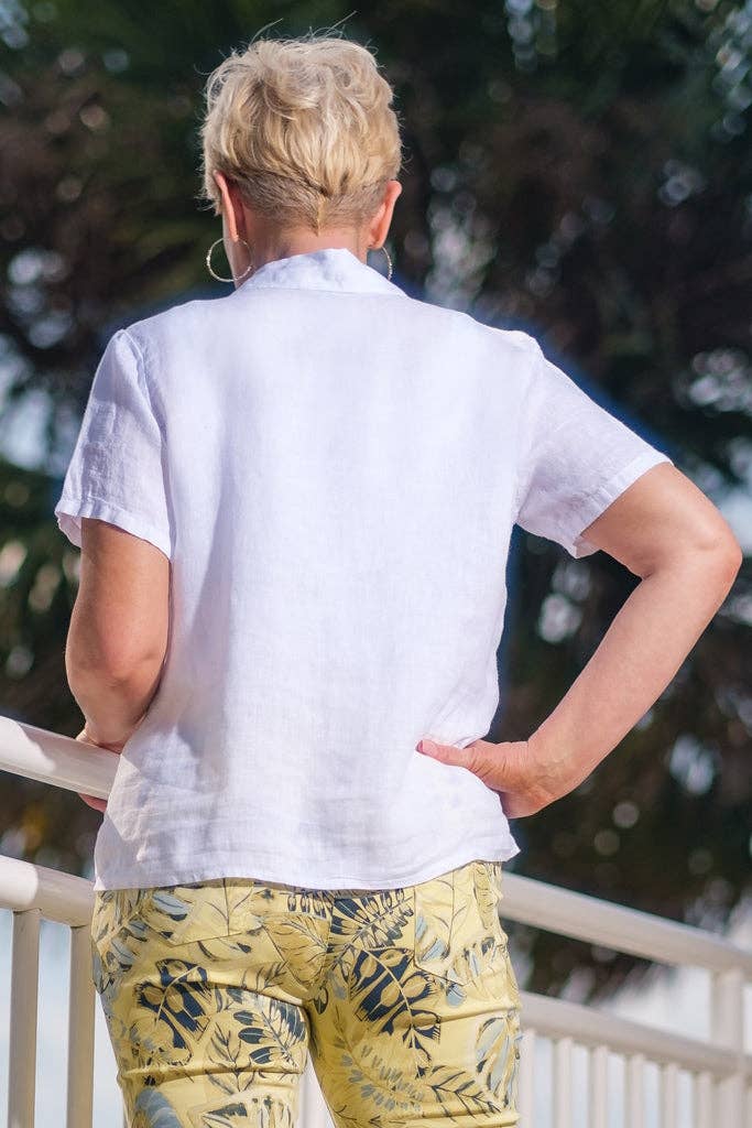 TINA Stephens Italy/Tees By Tina – Engroshandel Skjorte med buttondown – til kvinder – Alorah Darted knap ned skjorte (BSS186)3