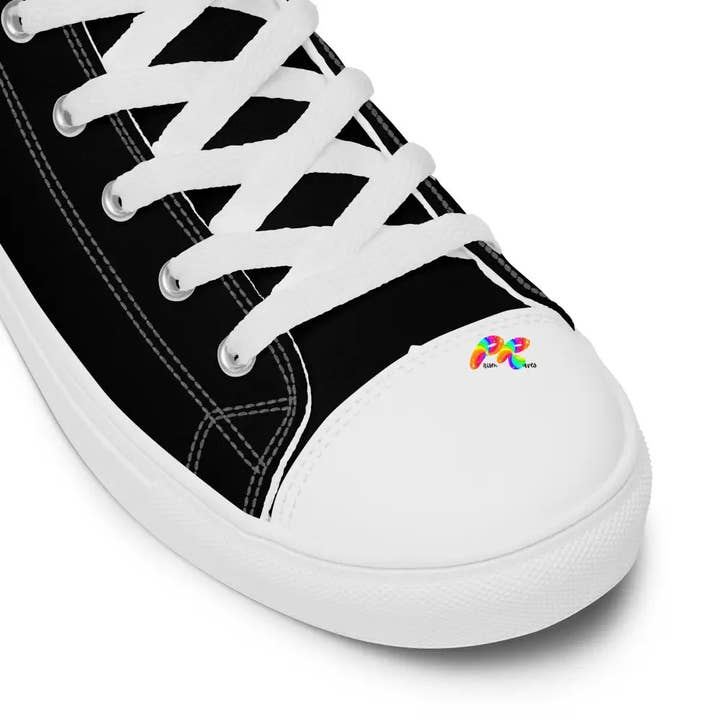 Prism Raves - Wholesale Lifestyle Sneakers - Men's - Music Notes Men's Canvas High Top Sneakers