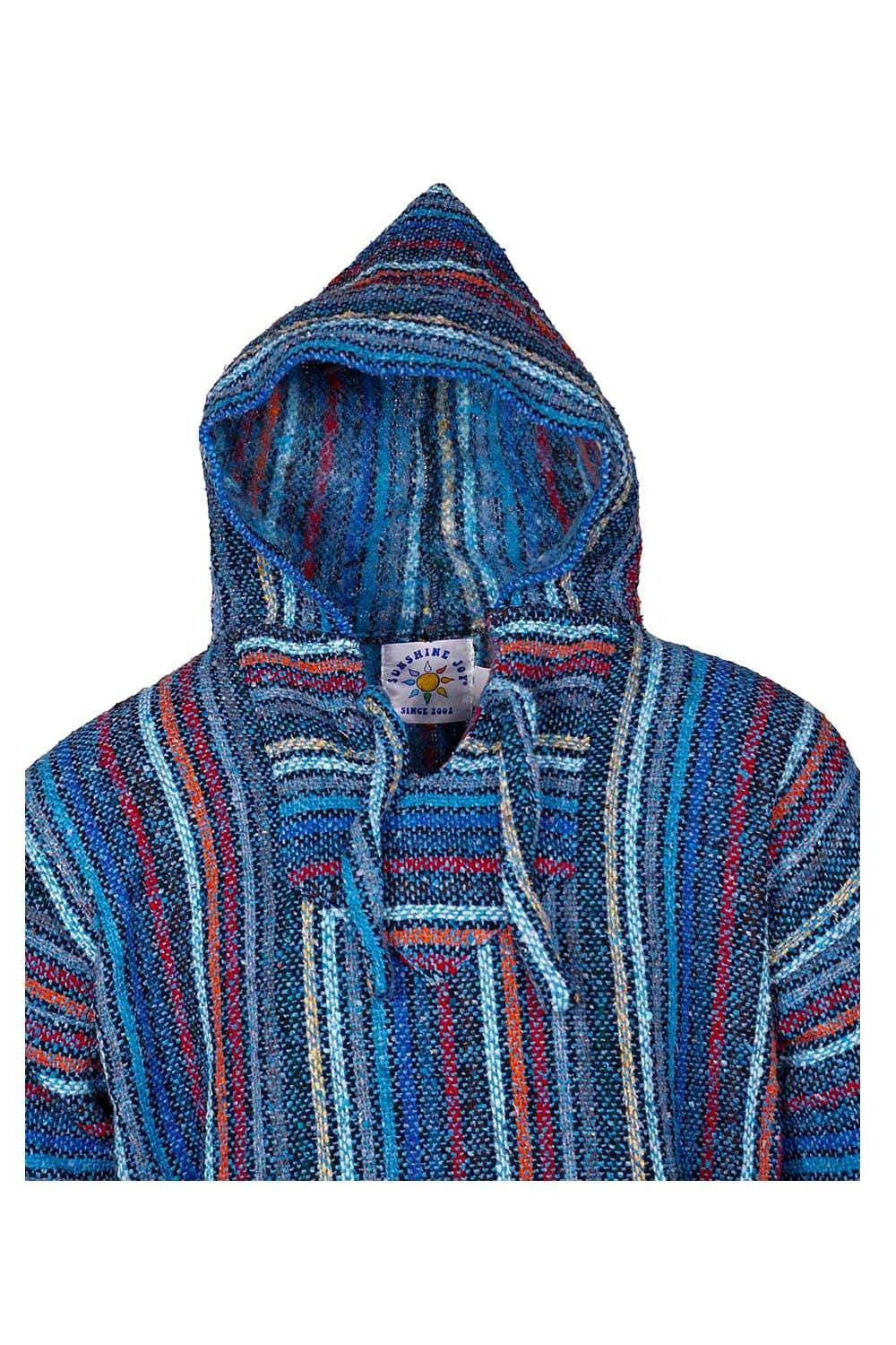 Sunshine Joy - Wholesale Hoodie - Unisex - Baja Joy High-Quality Pull-Over Hoodie Pinata Stripe3