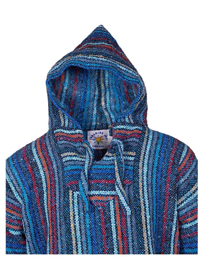 Sunshine Joy - Wholesale Hoodie - Unisex - Baja Joy High-Quality Pull-Over Hoodie Pinata Stripe3