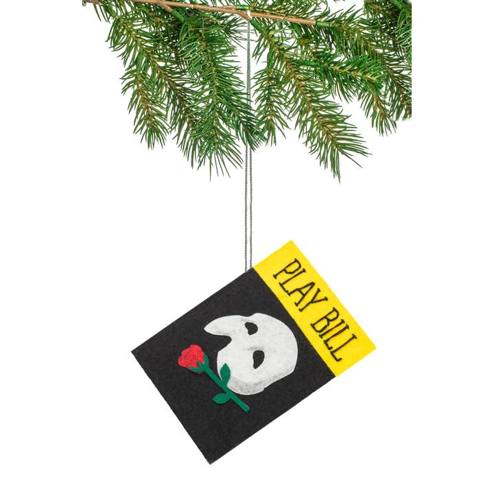 Silk Road Bazaar - Wholesale Ornament - "Phantom of the Opera" Playbill Ornament