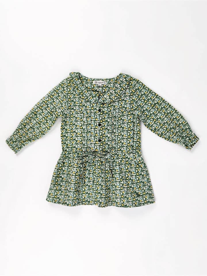 Blue as Grey Dress for wholesale by Mademoiselle Bébé