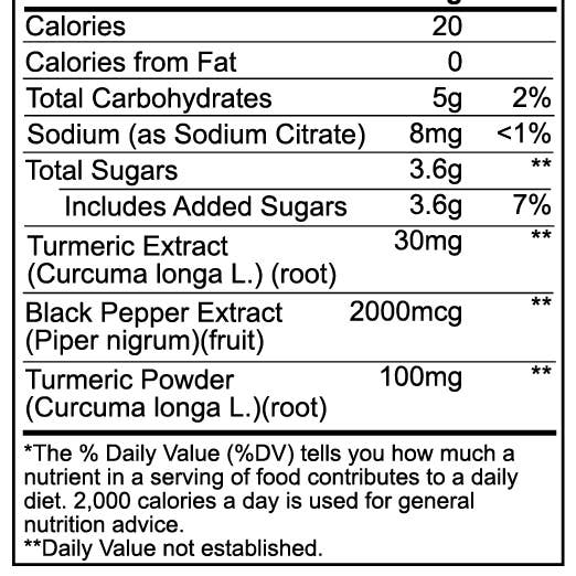 Clean Wellness Co - Wholesale Oral Supplement/Vitamin - Turmeric Gummies