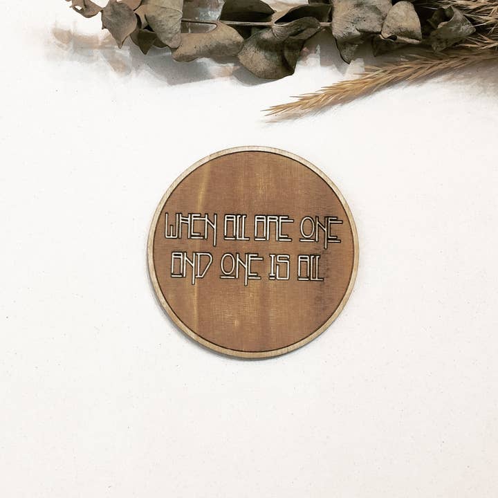 Studio Rima - Wholesale Coasters - Set of 6 Led Zeppelin Wooden Coasters - Rock Band - Music4