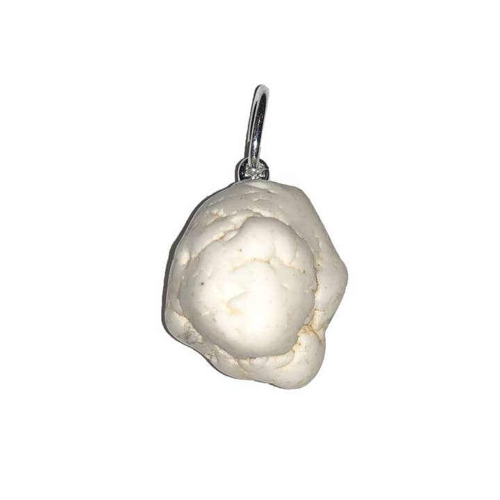 France Mineraux - Wholesale Individual Charm/Pendant - Magnesite pendant - raw stone1