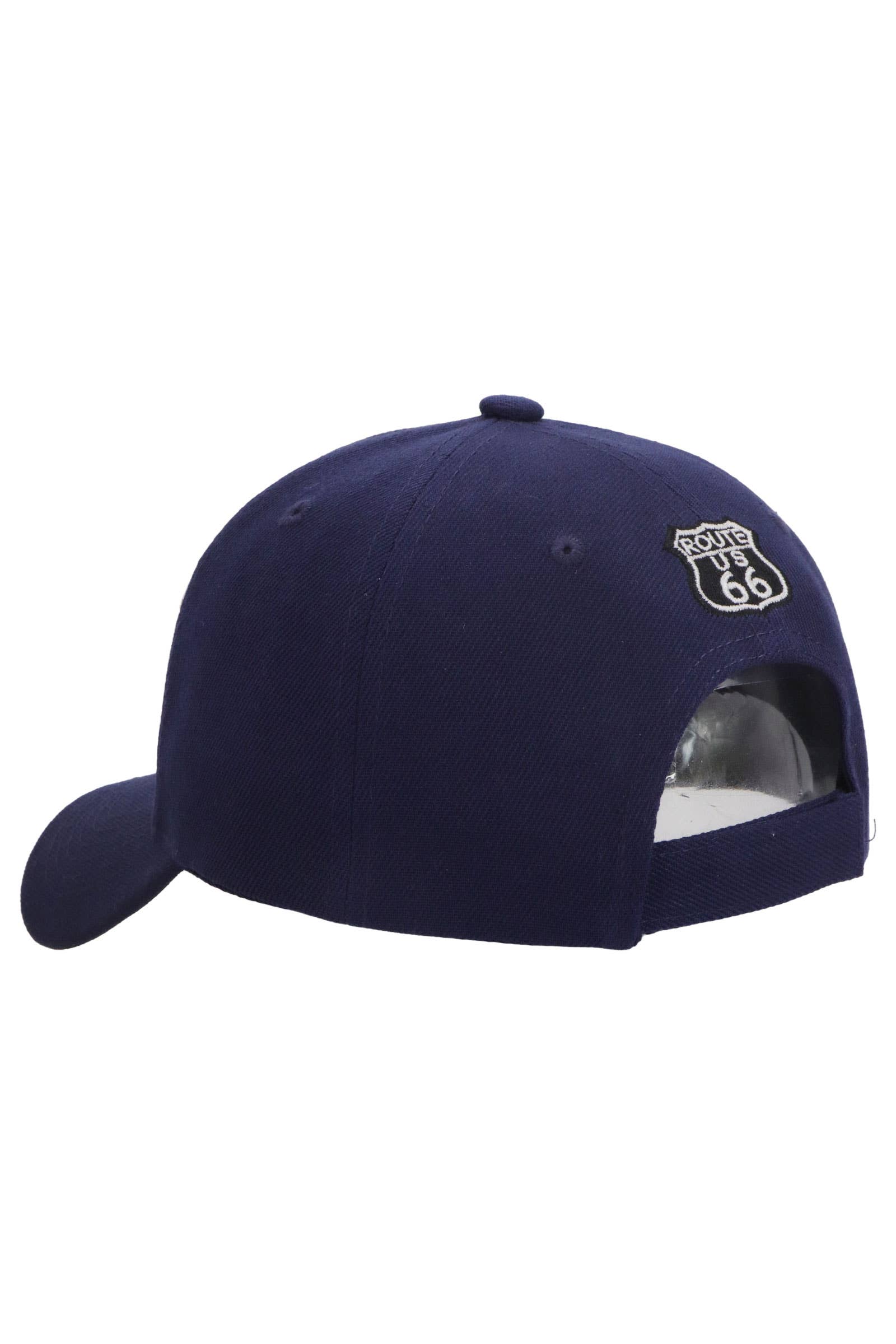 Cap Zone - Wholesale Baseball Cap - Women's - Route 66 Emblem The Mother Road Logo Baseball Cap8