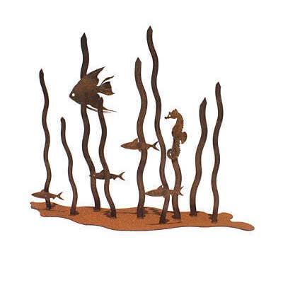 Fisk og søhest i havekunst for engroshandel hos Overwrought