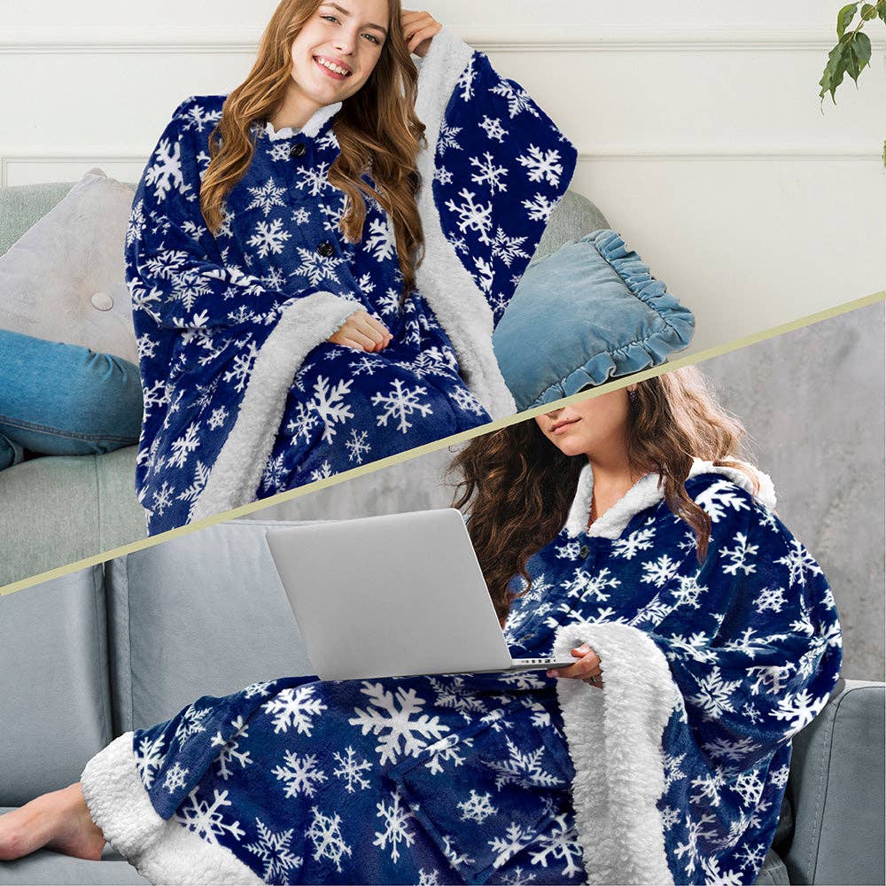 Pavilia – wholesale Poncho – Women's – Angel Wrap Hoodie Sherpa Poncho Blanket53