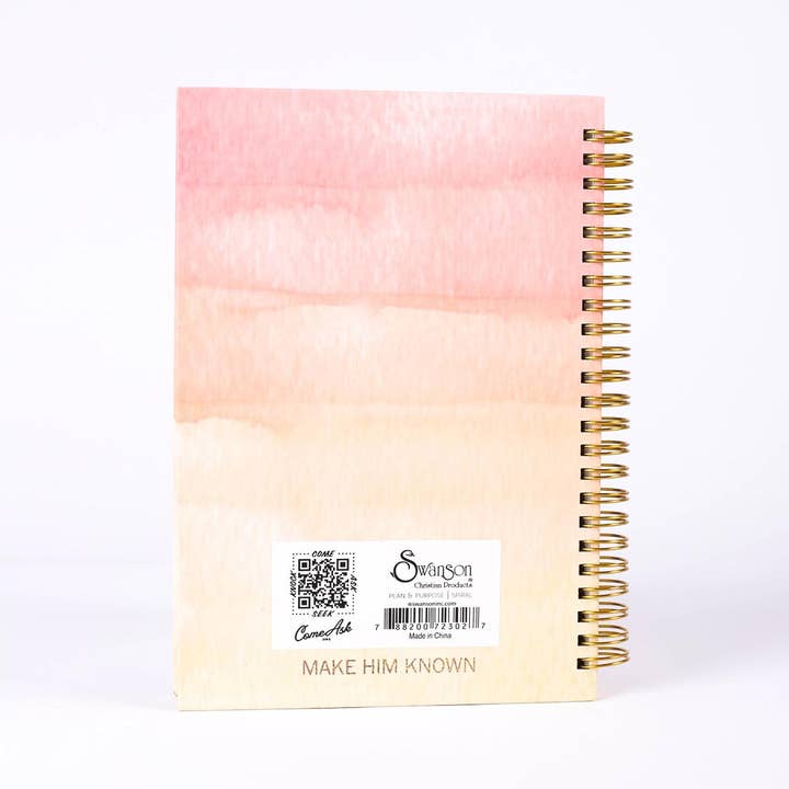 Swanson Christian Products - Wholesale Journal/Diary - Journal Spiral Plans And Purpose 196Pg1