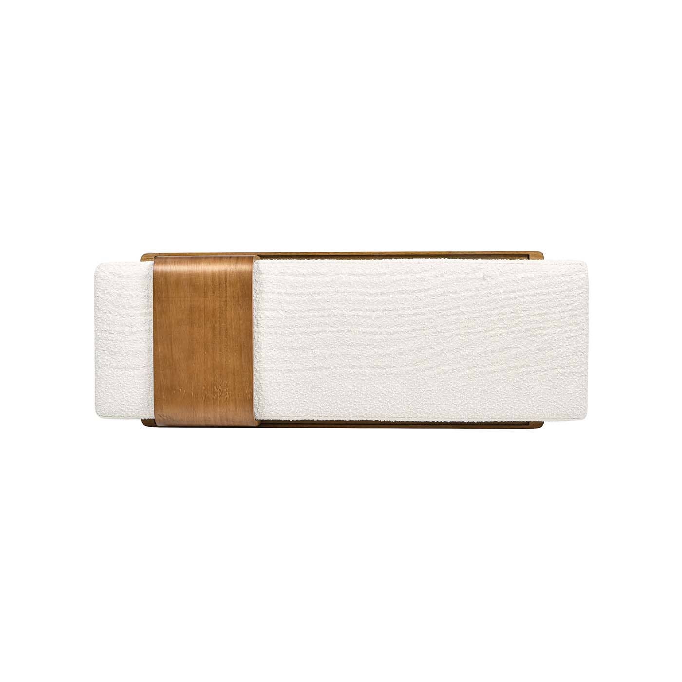 Jennifer Taylor Home - Wholesale Bench - Billie 52" Modern Telephone Bench with Sliding Shelf Boucle3