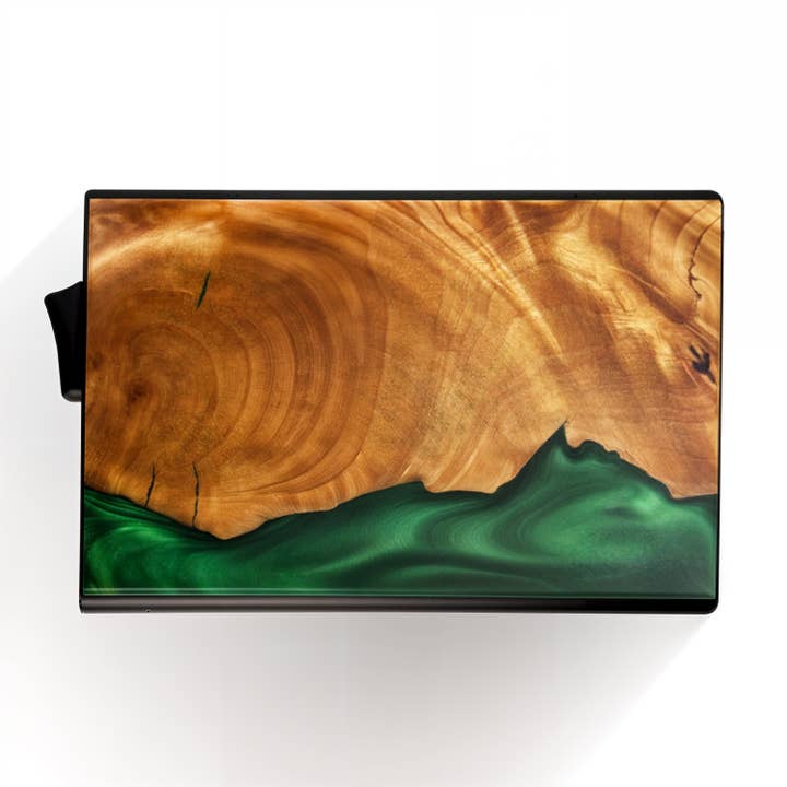 Wooden Element - Wholesale Wallet - Unisex - Wood/Resin Smart Pop-up Wallets (Assorted pack of 11)38