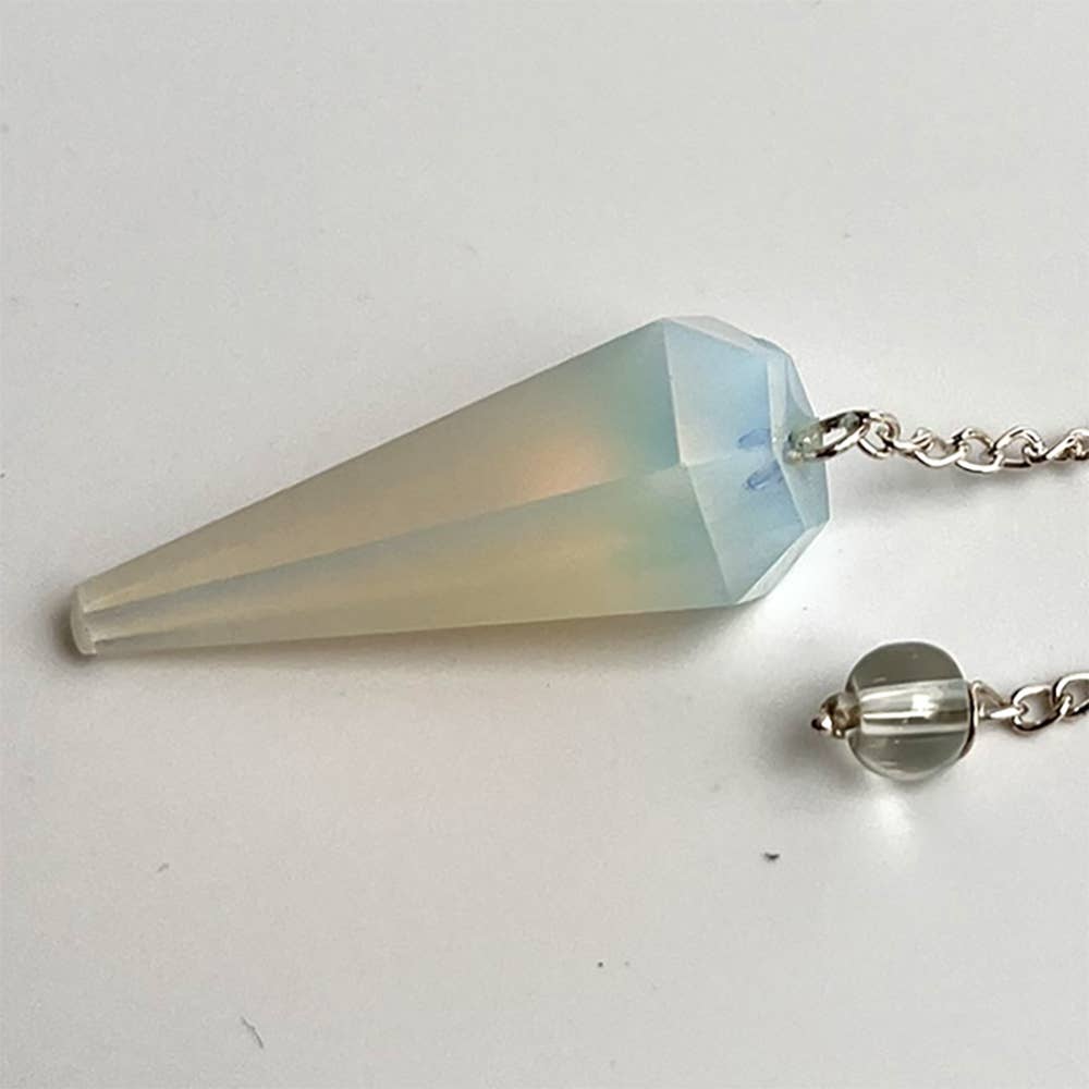 VIE – Engroshandel Meditationsudstyr – Pendul med kæde og 30 mm krystalsten51