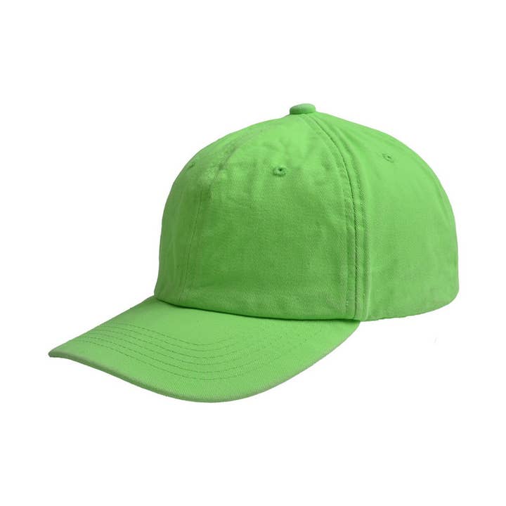 ACCITY - Wholesale Baseball Cap - Women's - Parent-Child Neon Baseball Cap - Soft Brim Sun Hat CWAH122215