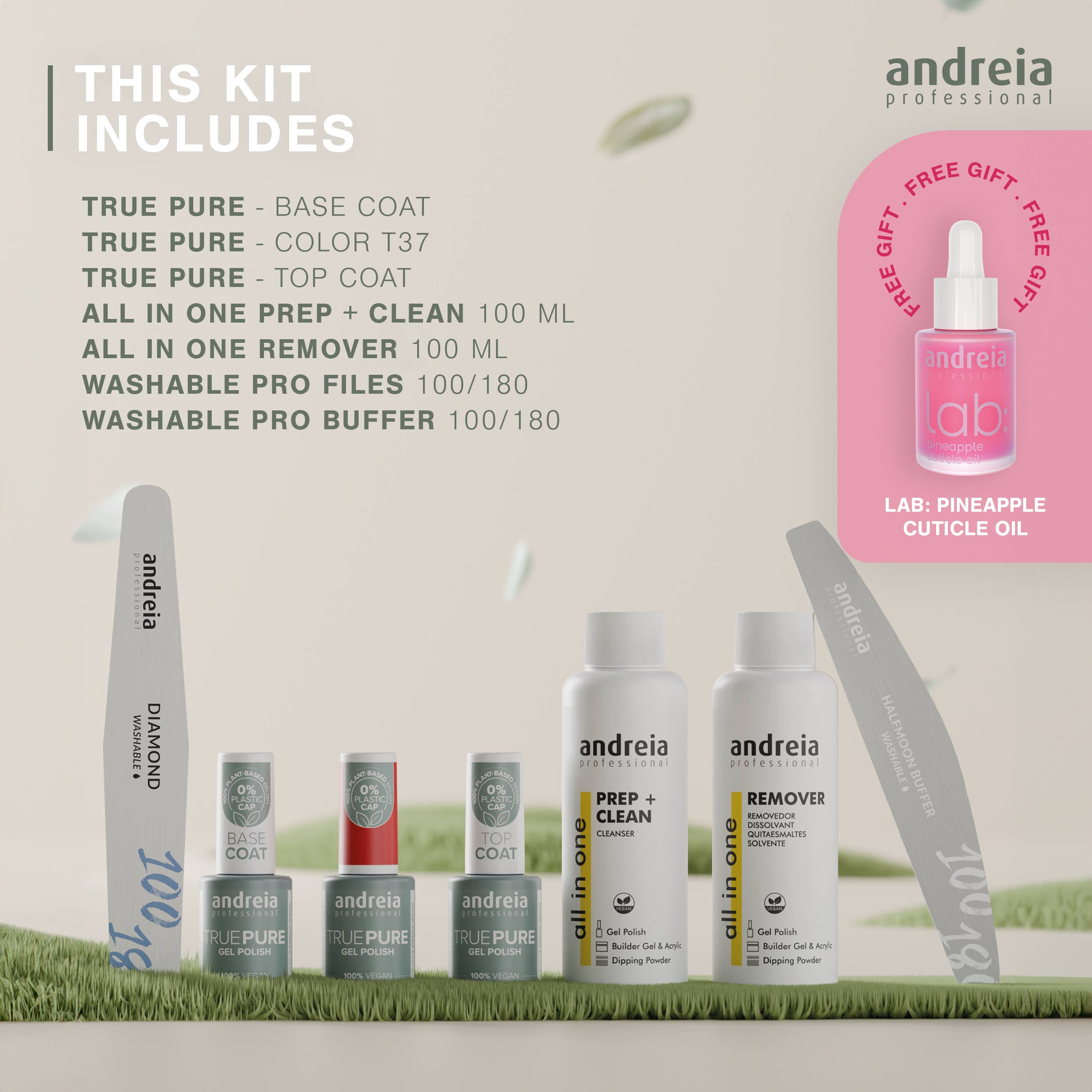 Andreia Professional – wholesale Nagellack – Andreia Professional älskarstartset med True Pure gelnagellack1