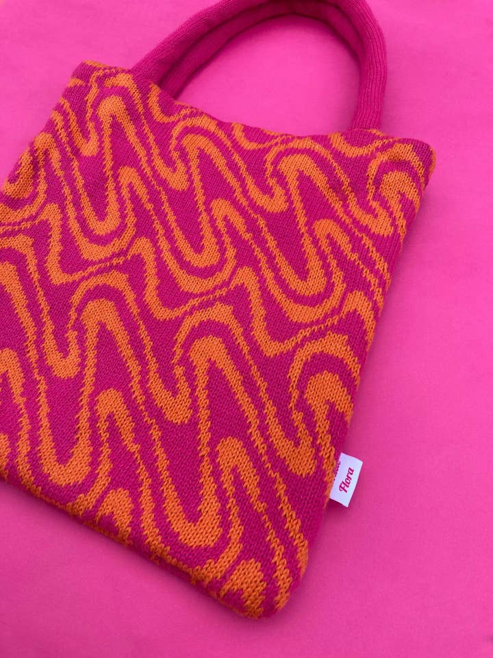 Tote Bag - Swirly - All Colours for wholesale by Emilie Flora