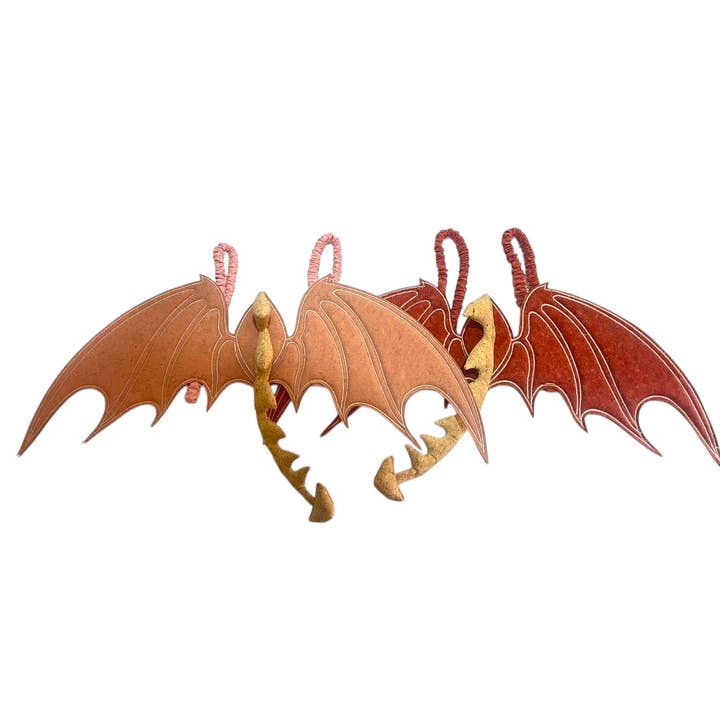 Cork Leather Whimsical Dragon Wings - Rust or Rose and other Purchase Wholesale roses and rust. Free Returns & Net 60 Terms on Faire trending on Faire.