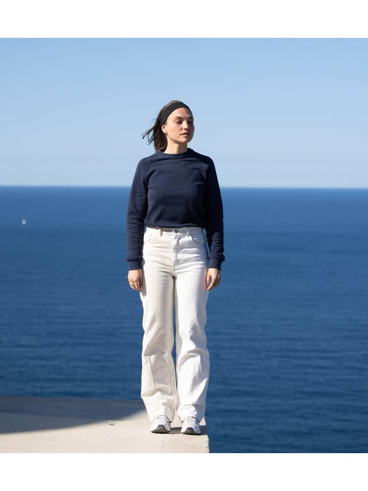 Recif. - Wholesale Sweatshirt - Men's - Recycled Sweatshirt - Ocean Blue4