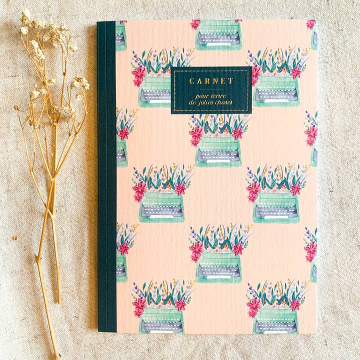 Papirvarer Notesbog A5 - Skrivemaskinerne for engroshandel hos Bleu Coquille