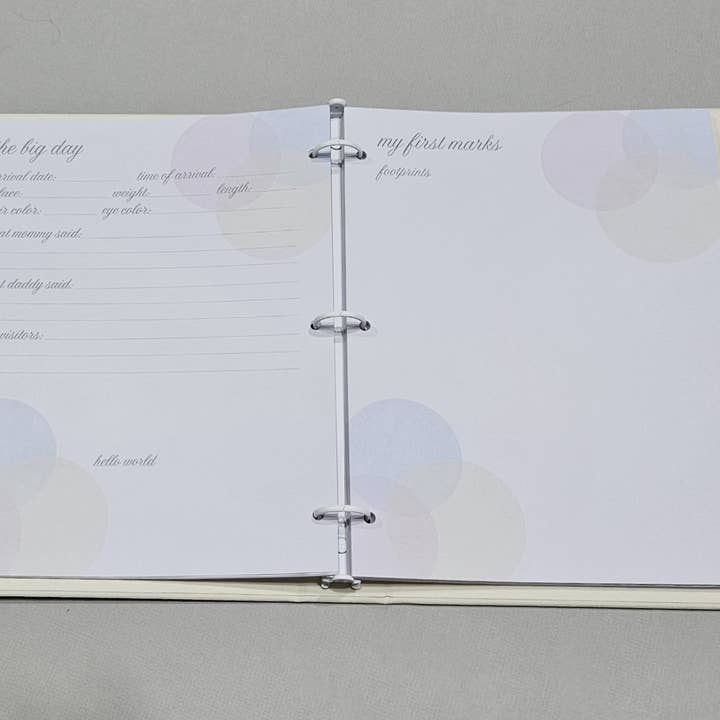 AP Creations, LLC - Wholesale Memory Book - Kids & Baby - The Icon Collection: 3 Pink, 3 Blue, 2 Cream