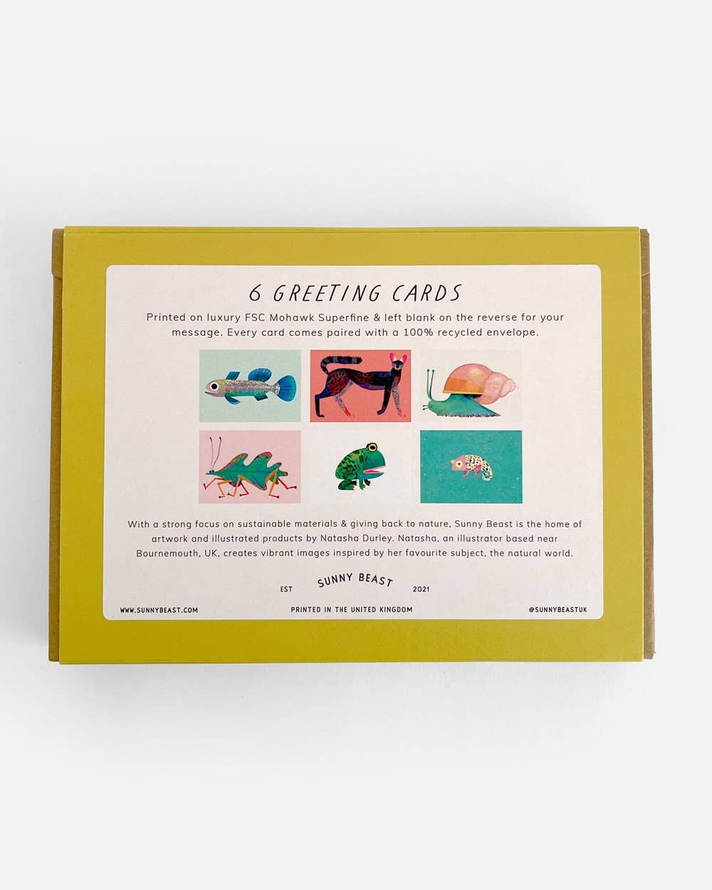 Sunny Beast - Wholesale Everyday Greeting Card - Creatures | Greeting Card Set1
