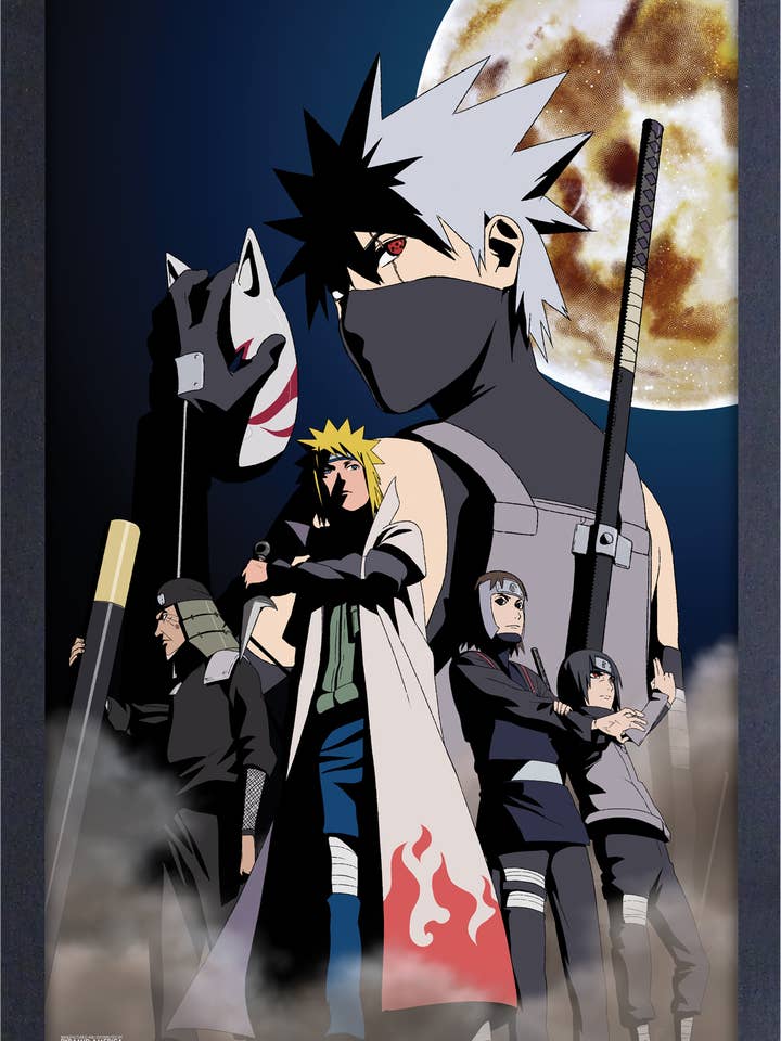 Naruto - Full Moon Framed Print for wholesale by Pyramid America