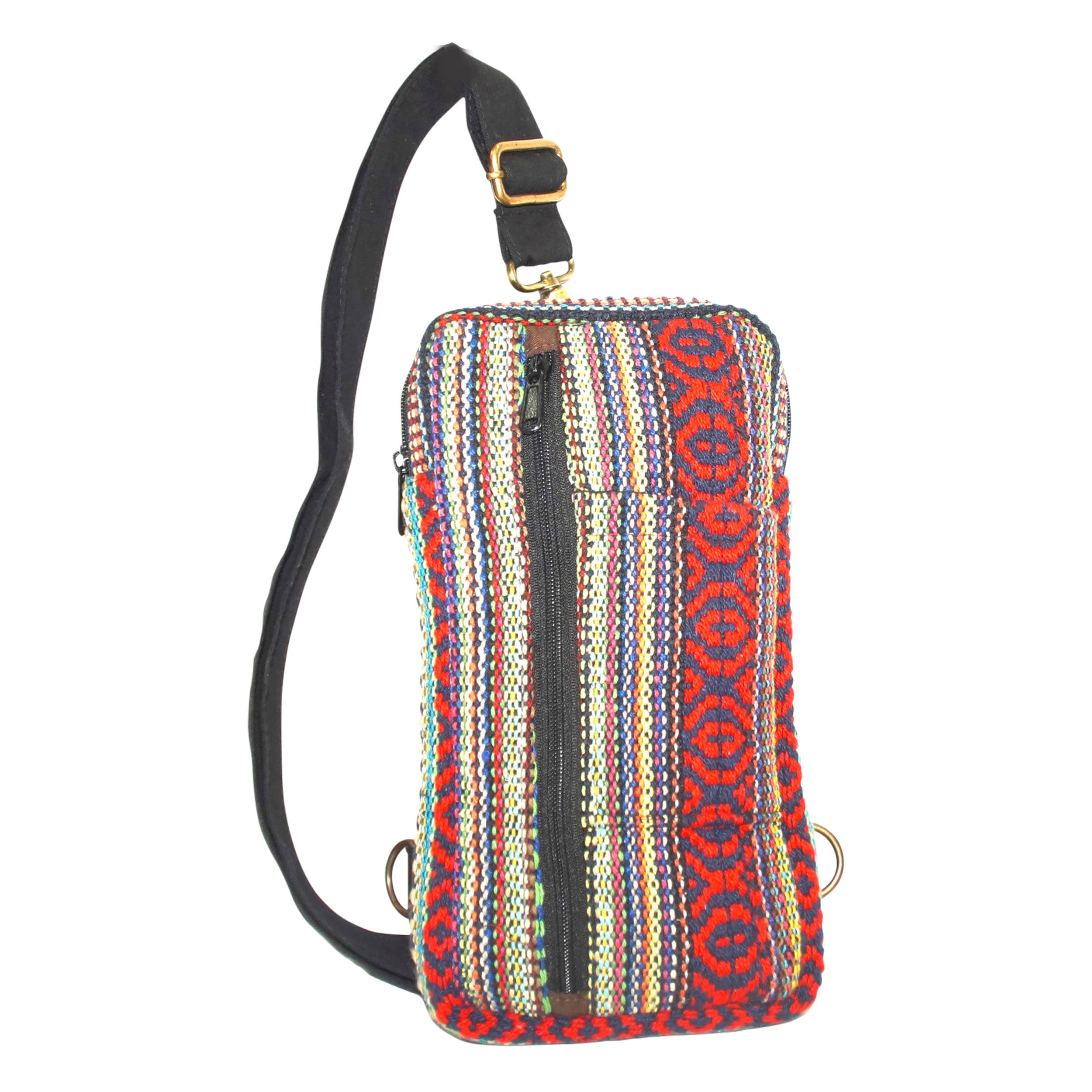 Lakhays Collection Inc. - Wholesale Crossbody Bag - Women's - Jacquard Sling Chest Bag5