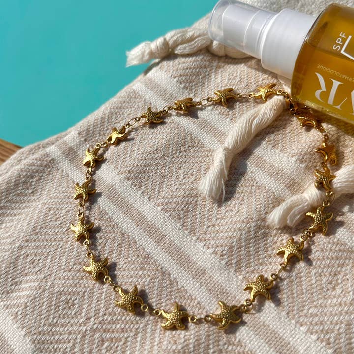 Collier étoile de mer pour la vente par Perles & Pinpin