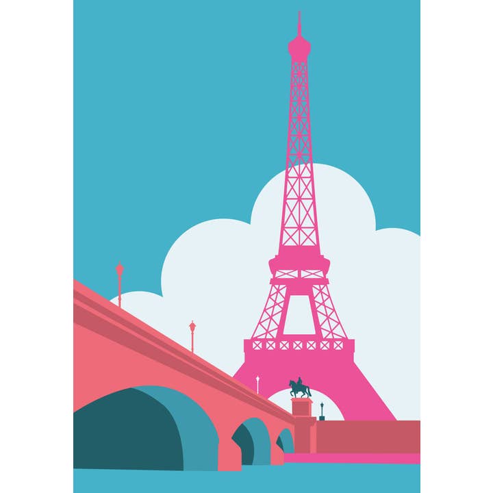 Artprint A5 - Monumentos - Torre Eiffel para venta al por mayor de nobis design