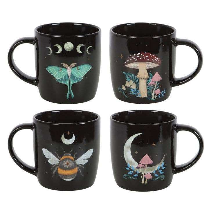 Something Different Wholesale - Wholesale Coffee Mug - Set of 4 Dark Forest Mugs2