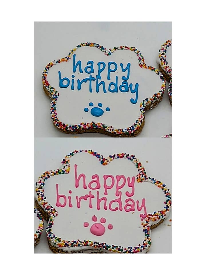 Happy Birthday Paws - 1 dozen Gluten Free for wholesale by SmittyMitts
