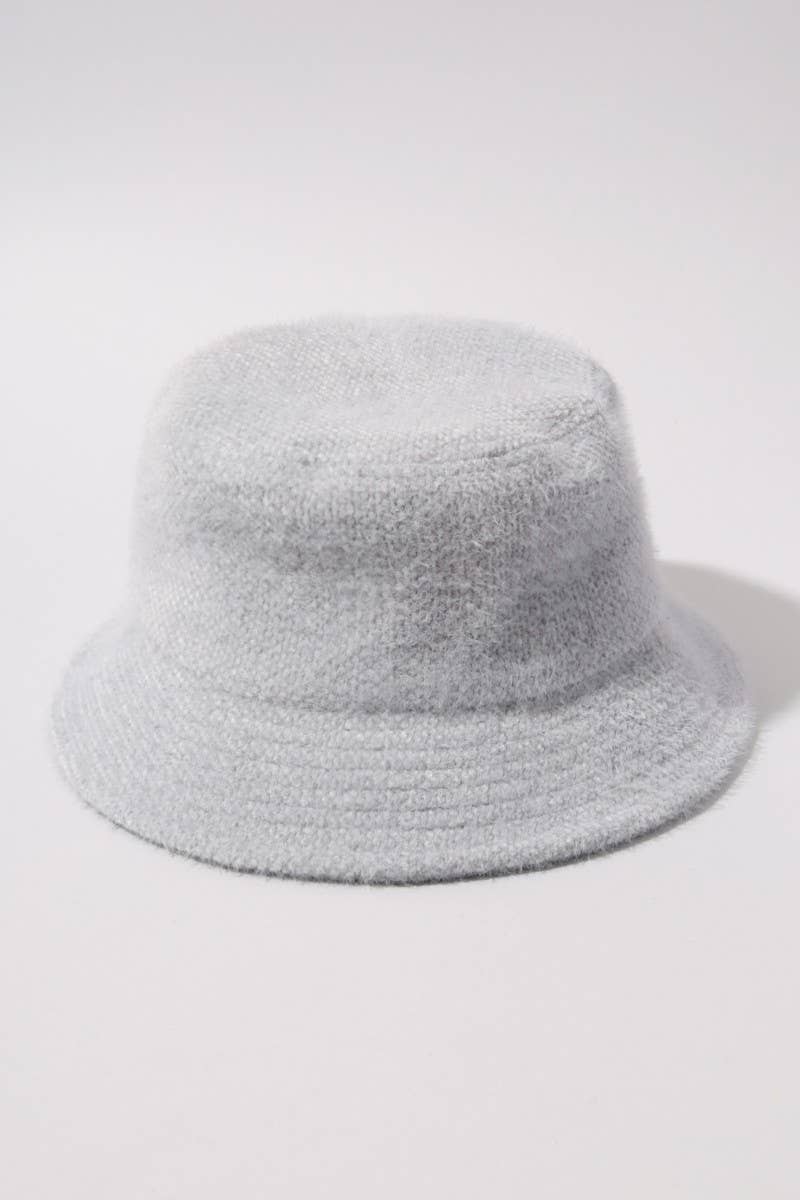 Fashion City – wholesale Bucket hat – Women's – Super Soft Feather Yarn Bucket Hat12