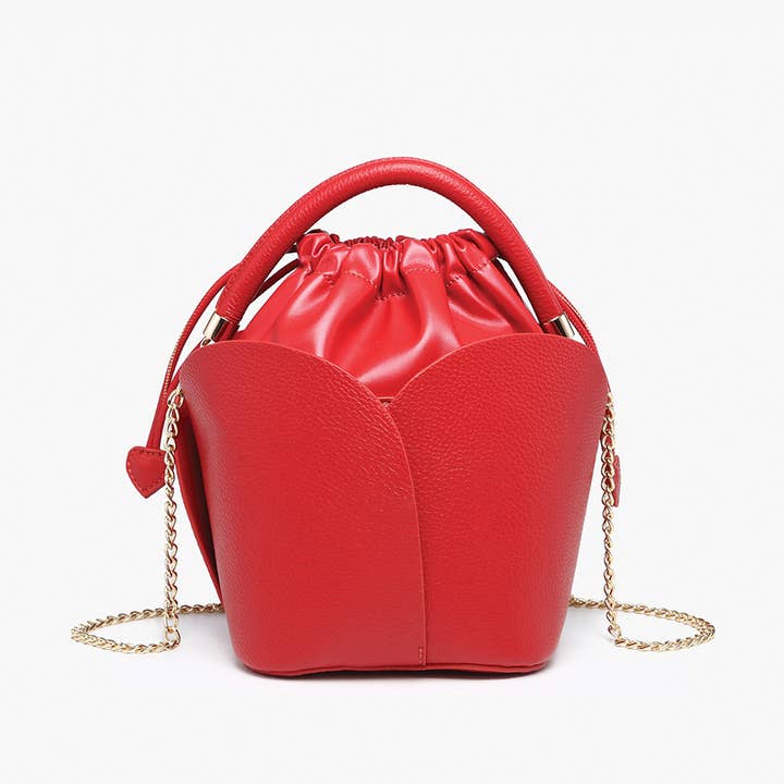 Jen & Co. - Wholesale Crossbody Bag - Women's - JN2650 Paris Petal Bucket Bag w/ Top Handle