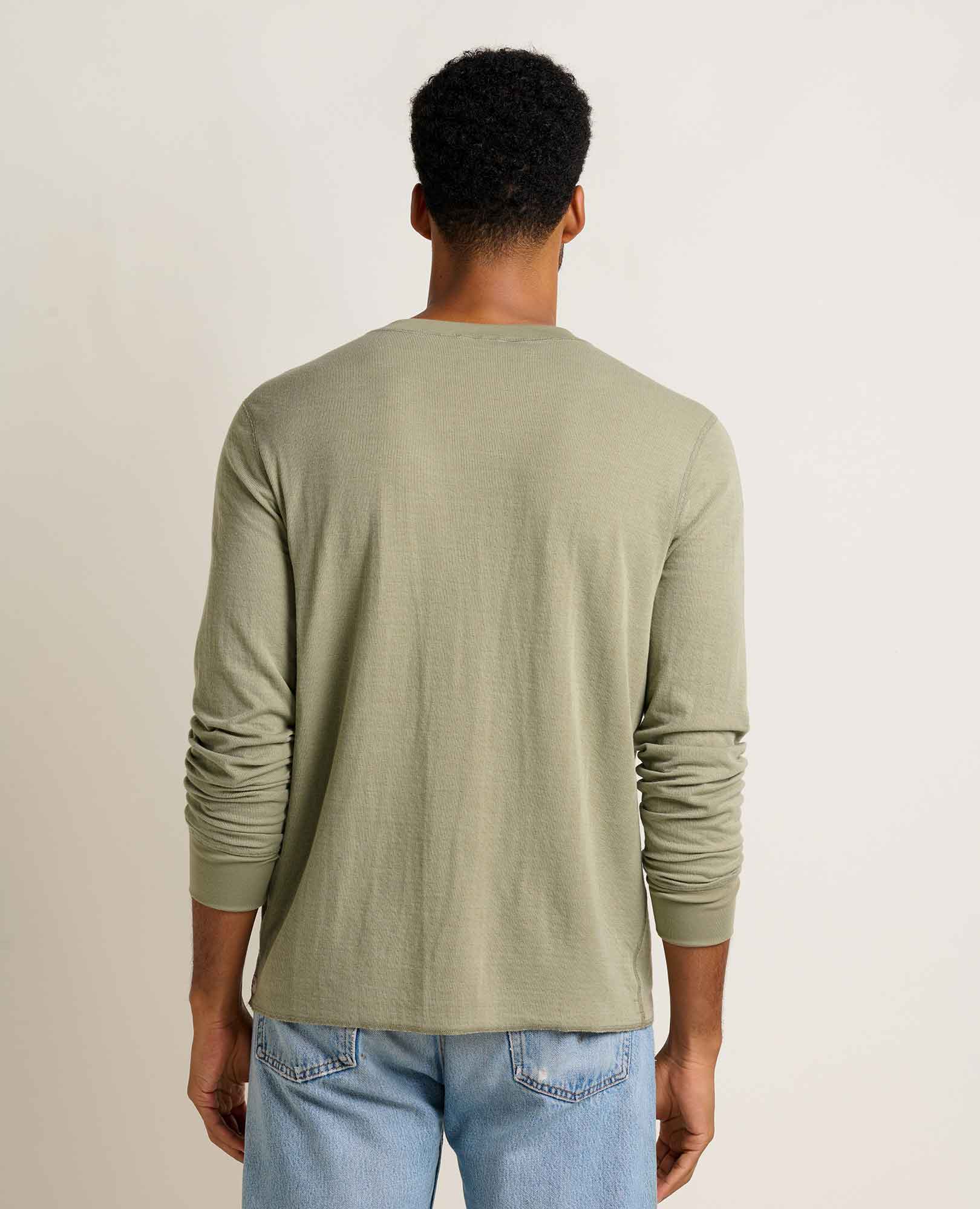Toad&Co - Wholesale Knit Top - Men's - Men's Nord Reversible Long Sleeve Henley F255