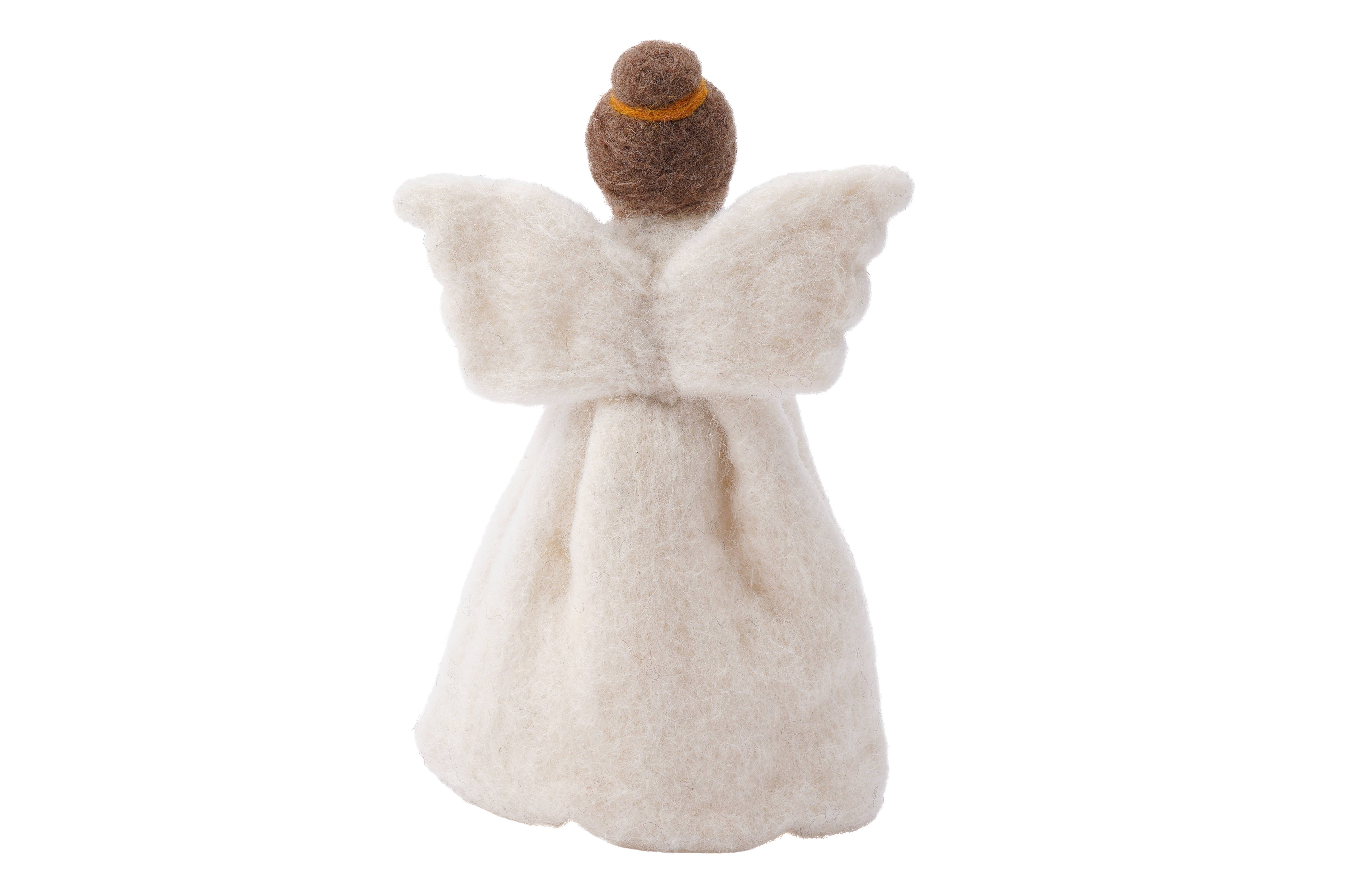 CGB Giftware - Wholesale Tree Topper - Festive Felts Angel Tree Topper2