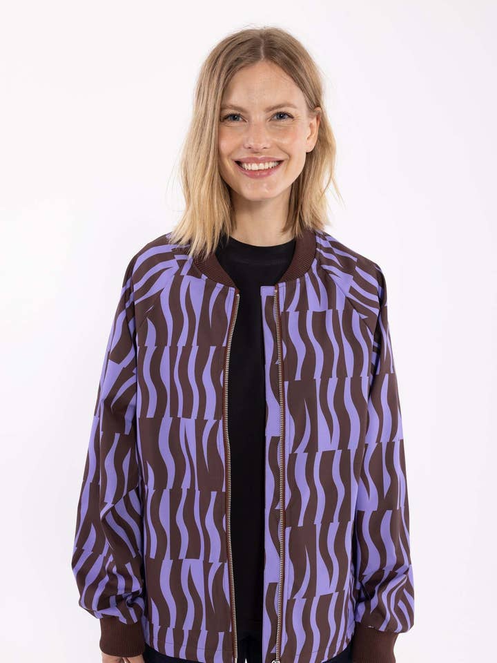 Danartwork Casaco Softshell Leve Lilás Claro/Vinho Escuro ARCS por atacado de Danefae København