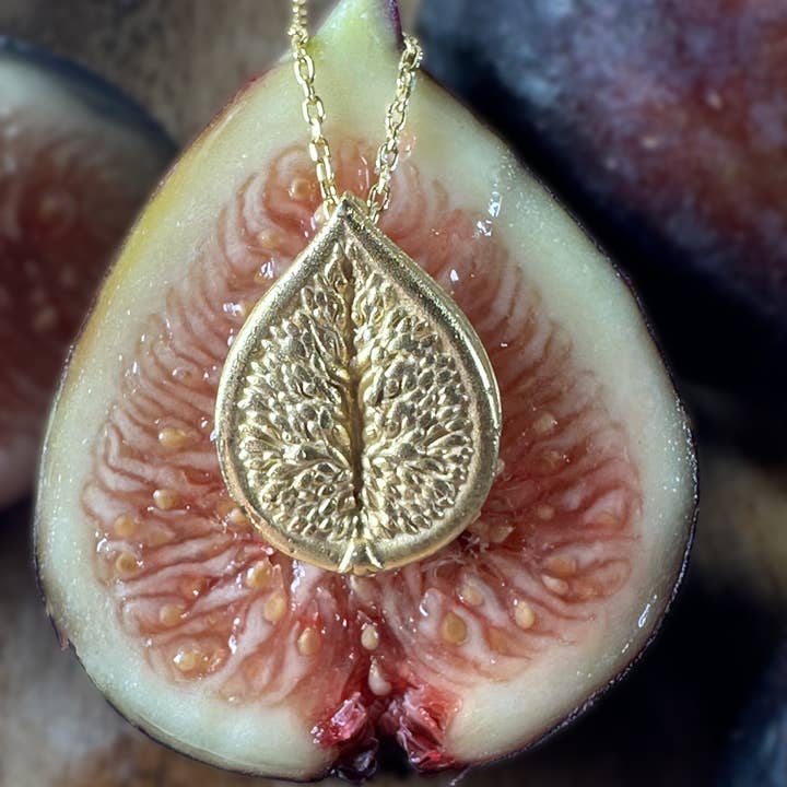 Flesh & Soul - Wholesale Pendant/Charm Necklace - FIG NECKLACE - Dionysian Symbol of HEDONISM and Celebration 8