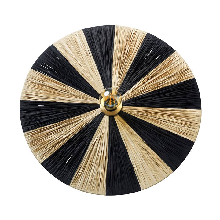 Lámpara de pared Dott Stripes en negro y natural para venta al por mayor de Jore Copenhagen