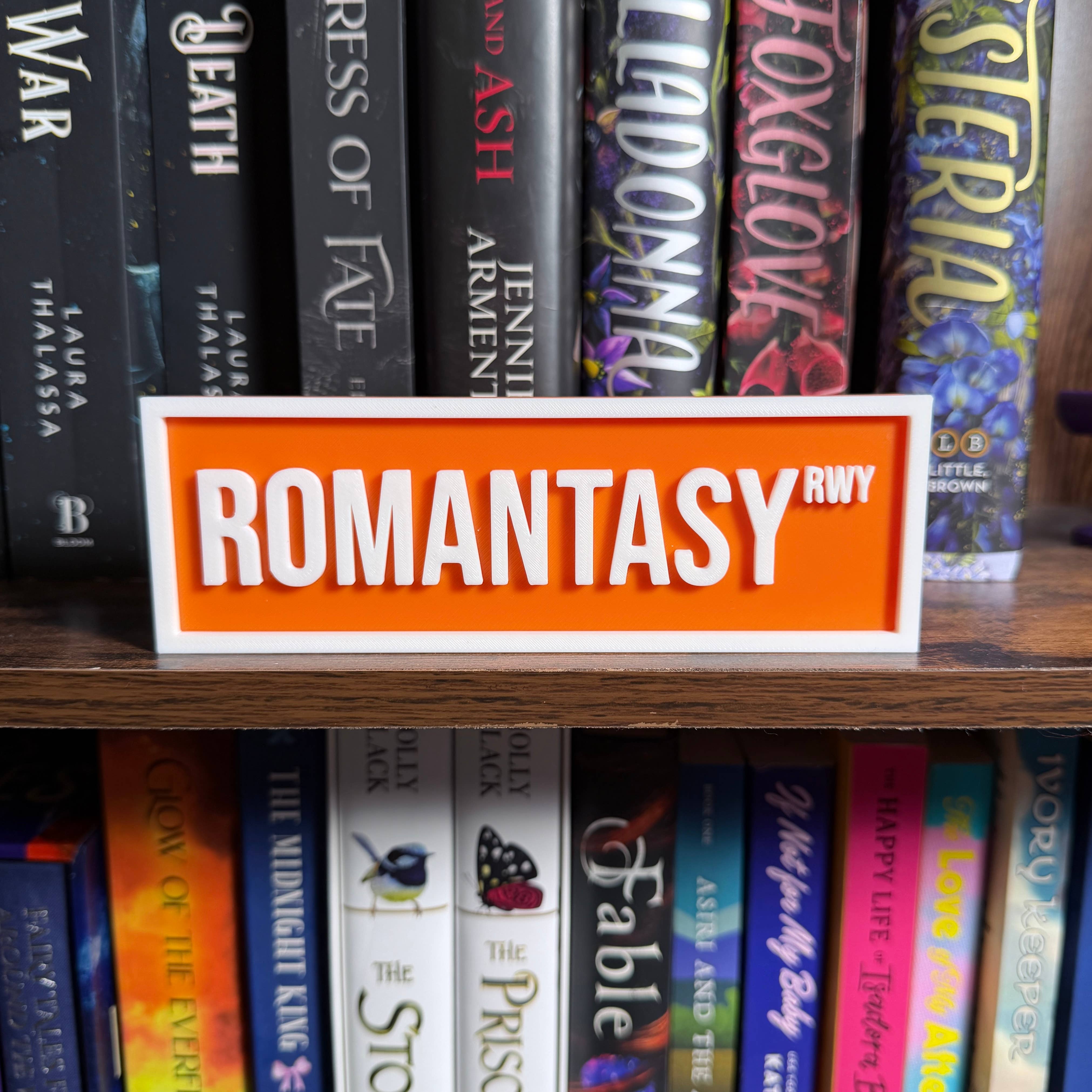 The Crafted Nook - Wholesale Sign - Romantasy Street Sign | Bookshelf Decor9